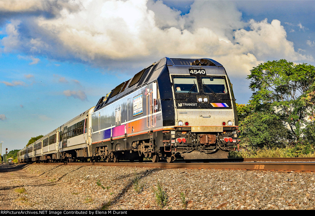 NJT 4540 on train 5435